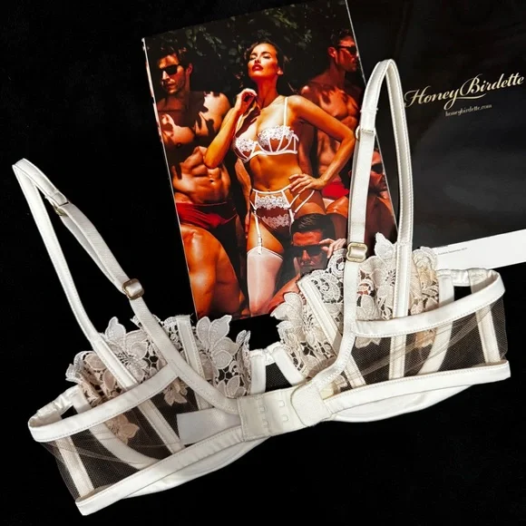 Honey Birdette Amelie Ivory bra 32C